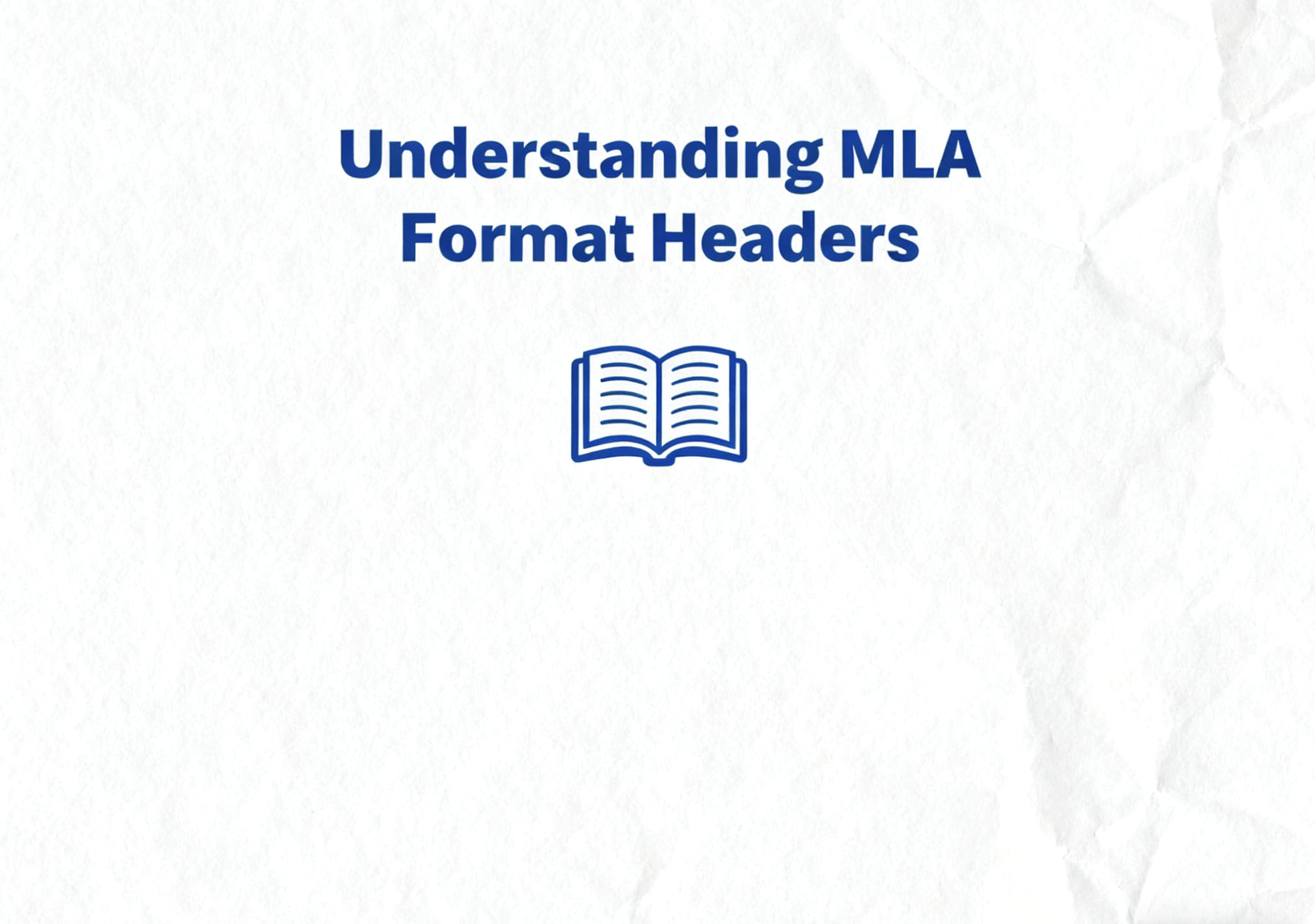 MLA Format Header Generator example showing proper header formatting with student name, instructor, course, and date