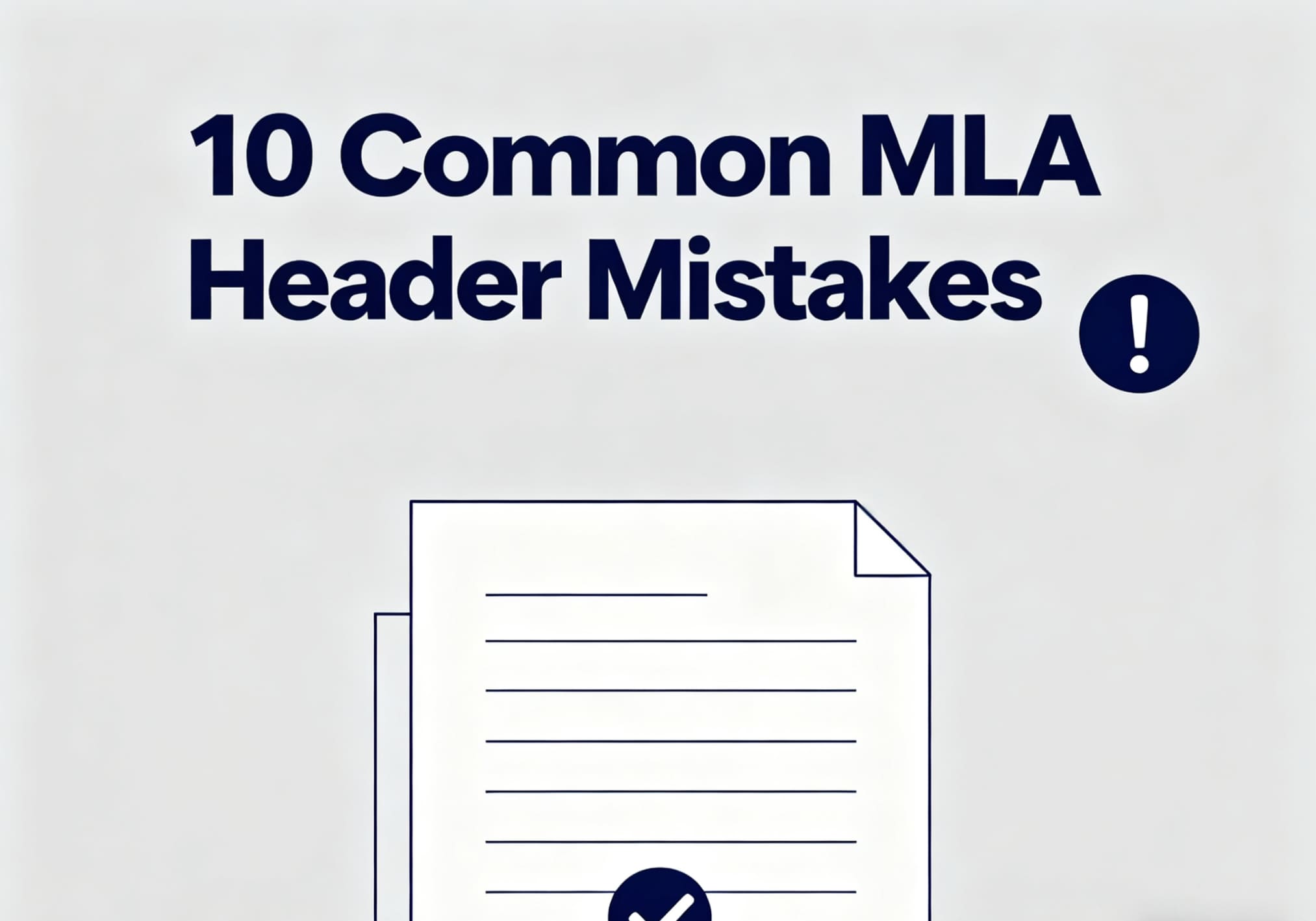 Common MLA Format Header Generator mistakes students make